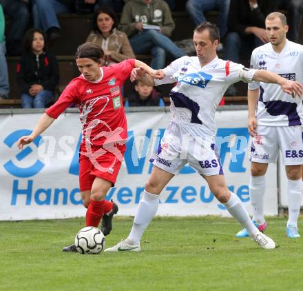 Fussball Regionalliga. SAK gegen DSV Leoben. Goran Jolic, (SAK), Martin Petkov  (Leoben), Klagenfurt, 27.4.2013.
Foto: Kuess
---
pressefotos, pressefotografie, kuess, qs, qspictures, sport, bild, bilder, bilddatenbank