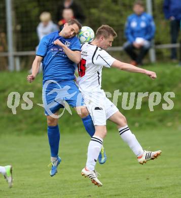 Fussball Unterliga Ost. Ludmannsdorf gegen ASV. Modritsch Stefan (K) (Ludmannsdorf), Dollinger Stefan (ASV). . Ludmannsdorf, am 28.4.2013.
Foto: Kuess
---
pressefotos, pressefotografie, kuess, qs, qspictures, sport, bild, bilder, bilddatenbank