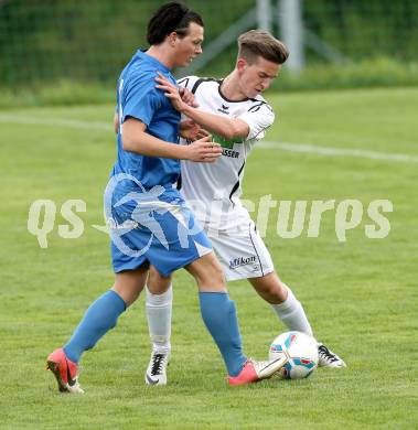 Fussball Unterliga Ost. Ludmannsdorf gegen ASV. Partl Markus (Ludmannsdorf), Rabl Hans Christian (ASV). Ludmannsdorf, am 28.4.2013.
Foto: Kuess
---
pressefotos, pressefotografie, kuess, qs, qspictures, sport, bild, bilder, bilddatenbank