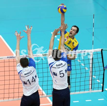 Volleyball. AVL Finalspiel. Aich/Dob gegen Hypo Tirol. Grut Andrej (Aich/Dob). Bleiburg, 30.4.2013.
Foto: Kuess

---
pressefotos, pressefotografie, kuess, qs, qspictures, sport, bild, bilder, bilddatenbank