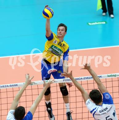 Volleyball. AVL Finalspiel. Aich/Dob gegen Hypo Tirol. Wlodarczyk Wojciech (Aich/Dob). Bleiburg, 30.4.2013.
Foto: Kuess

---
pressefotos, pressefotografie, kuess, qs, qspictures, sport, bild, bilder, bilddatenbank