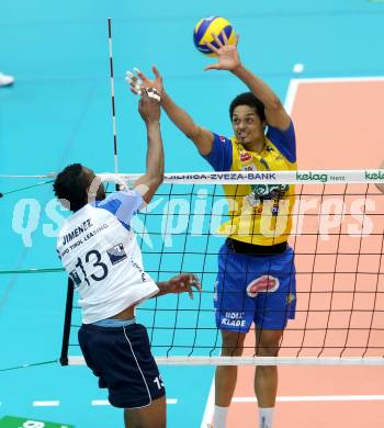 Volleyball. AVL Finalspiel. Aich/Dob gegen Hypo Tirol. De Sousa Sequeira Valdir (Aich/Dob). Bleiburg, 30.4.2013.
Foto: Kuess

---
pressefotos, pressefotografie, kuess, qs, qspictures, sport, bild, bilder, bilddatenbank