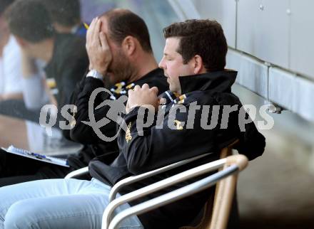 Fussball Kaerntner Liga. St. Veit gegen Maria Saal. Trainer Martin Kaiser  (St.Veit).
St. Veit, 3.5.2013.
Foto: Kuess
---
pressefotos, pressefotografie, kuess, qs, qspictures, sport, bild, bilder, bilddatenbank