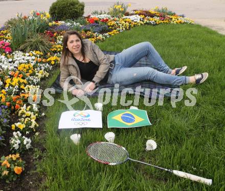 Badminton Bundesliga. ASKOE Kelag Kaernten. Belinda Heber. Klagenfurt, 20.4.2013.
Foto: Kuess 
---
pressefotos, pressefotografie, kuess, qs, qspictures, sport, bild, bilder, bilddatenbank