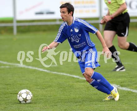 Fussball Kaerntner Liga. Koettmannsdorf gegen Treibach. Andreas Wolfger (Treibach). Koettmannsdorf, am 5.5.2013.
Foto: Kuess 
---
pressefotos, pressefotografie, kuess, qs, qspictures, sport, bild, bilder, bilddatenbank