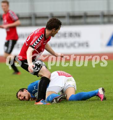 Fussball. Regionalliga. VSV gegen Feldkirchen SV. Okatan Emre (VSV), Antunovic Mario (Feldkirchen). Villach, 7.5.2013.
Foto: Kuess
---
pressefotos, pressefotografie, kuess, qs, qspictures, sport, bild, bilder, bilddatenbank