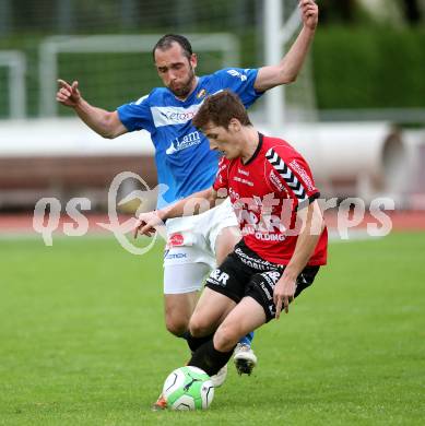 Fussball. Regionalliga. VSV gegen Feldkirchen SV. Prawda Christian (VSV), Wisotzky Philipp (Feldkirchen). Villach, 7.5.2013.
Foto: Kuess
---
pressefotos, pressefotografie, kuess, qs, qspictures, sport, bild, bilder, bilddatenbank