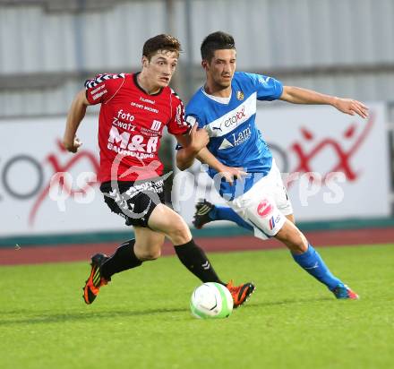 Fussball. Regionalliga. VSV gegen Feldkirchen SV. Michel Sandic (VSV), Philipp Wisotzky (Feldkirchen). Villach, 7.5.2013.
Foto: Kuess
---
pressefotos, pressefotografie, kuess, qs, qspictures, sport, bild, bilder, bilddatenbank