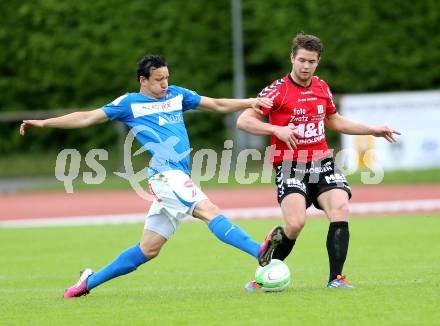 Fussball. Regionalliga. VSV gegen Feldkirchen SV. Okatan Emre (VSV), Hausdorfer Florian (Feldkirchen). Villach, 7.5.2013.
Foto: Kuess
---
pressefotos, pressefotografie, kuess, qs, qspictures, sport, bild, bilder, bilddatenbank