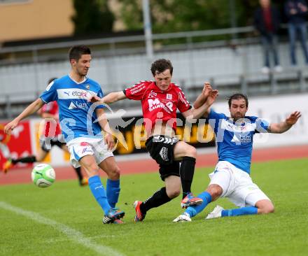 Fussball. Regionalliga. VSV gegen Feldkirchen SV. Sandic Michel, Steiner Mario (VSV), Antunovic Mario (Feldkirchen). Villach, 7.5.2013.
Foto: Kuess
---
pressefotos, pressefotografie, kuess, qs, qspictures, sport, bild, bilder, bilddatenbank