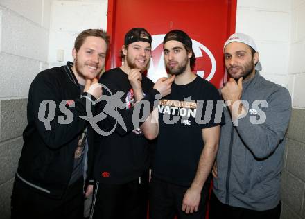 Eishockey. KAC. Manuel Geier, Markus Pirmann, Martin Schumnig,  Andy Chiodo. Klagenfurt, 13.3.2013.
Foto: Kuess
---
pressefotos, pressefotografie, kuess, qs, qspictures, sport, bild, bilder, bilddatenbank