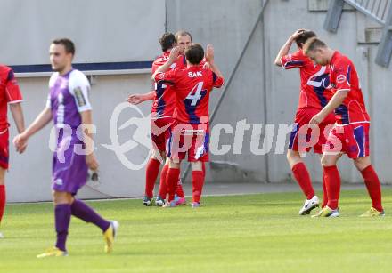 Fussball Regionalliga. SK Austria Klagenfurt gegen SAK. Torjubel SAK. Klagenfurt, 12.5.2013.
Foto: Kuess
---
pressefotos, pressefotografie, kuess, qs, qspictures, sport, bild, bilder, bilddatenbank