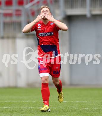 Fussball Regionalliga. SK Austria Klagenfurt gegen SAK. Torjubel Darijo Biscan (SAK). Klagenfurt, 12.5.2013.
Foto: Kuess
---
pressefotos, pressefotografie, kuess, qs, qspictures, sport, bild, bilder, bilddatenbank