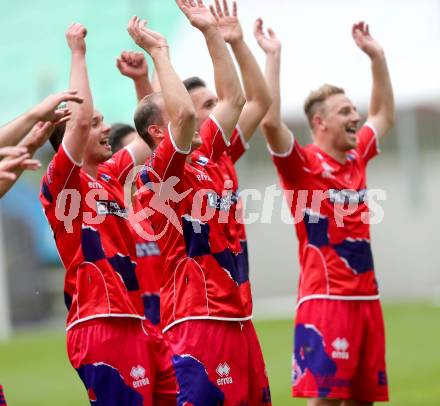 Fussball Regionalliga. SK Austria Klagenfurt gegen SAK. Jubel SAK. Klagenfurt, 12.5.2013.
Foto: Kuess
---
pressefotos, pressefotografie, kuess, qs, qspictures, sport, bild, bilder, bilddatenbank