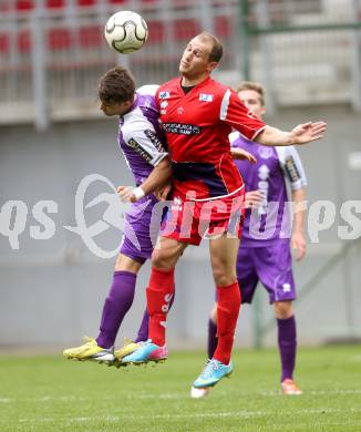 Fussball Regionalliga. SK Austria Klagenfurt gegen SAK. Darko Vasic, (Austria Klagenfurt), Christian Dlopst  (SAK). Klagenfurt, 12.5.2013.
Foto: Kuess
---
pressefotos, pressefotografie, kuess, qs, qspictures, sport, bild, bilder, bilddatenbank