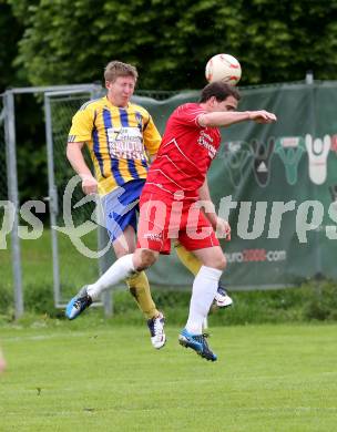 Fussball. Unterliga Ost. Woelfnitz gegen Liebenfels. Maurer Stefan (Woelfnitz), Rauter Michael (Liebenfels). Woelfnitz, 12.5.2013.
Foto: Kuess 
---
pressefotos, pressefotografie, kuess, qs, qspictures, sport, bild, bilder, bilddatenbank