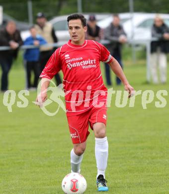 Fussball. Unterliga Ost. Woelfnitz gegen Liebenfels. Primig Rene (K) (Woelfnitz). Woelfnitz, 12.5.2013.
Foto: Kuess 
---
pressefotos, pressefotografie, kuess, qs, qspictures, sport, bild, bilder, bilddatenbank