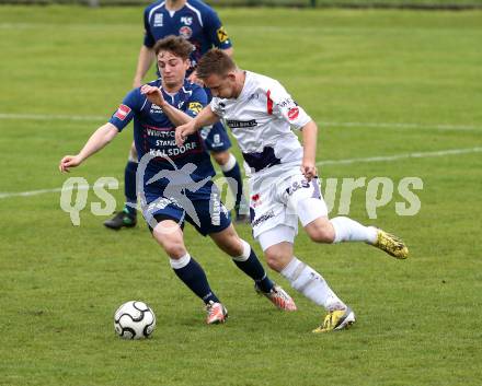 Fussball Regionalliga. SAK gegen Kalsdorf. Darijo Biscan (SAK), Sebastian Radakovics (Kalsdorf). Klagenfurt, am 17.5.2013.
Foto: Kuess
---
pressefotos, pressefotografie, kuess, qs, qspictures, sport, bild, bilder, bilddatenbank