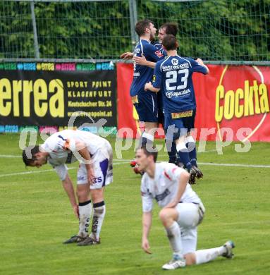 Fussball Regionalliga. SAK gegen Kalsdorf. Torjubel (Kalsdorf). Klagenfurt, am 17.5.2013.
Foto: Kuess
---
pressefotos, pressefotografie, kuess, qs, qspictures, sport, bild, bilder, bilddatenbank