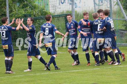 Fussball Regionalliga. SAK gegen Kalsdorf. Torjubel (Kalsdorf). Klagenfurt, am 17.5.2013.
Foto: Kuess
---
pressefotos, pressefotografie, kuess, qs, qspictures, sport, bild, bilder, bilddatenbank