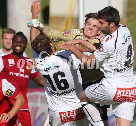 Fussball Bundesliga. RZ Pellets WAC gegen FC Admira Wacker Moedling.  Max Friesacher, Boris Huettenbrenner, Ruben Rivera,  (WAC), Issiaka Ouedraogo  (Moedling). Wolfsberg, 18.5.2013.
Foto: Kuess

---
pressefotos, pressefotografie, kuess, qs, qspictures, sport, bild, bilder, bilddatenbank