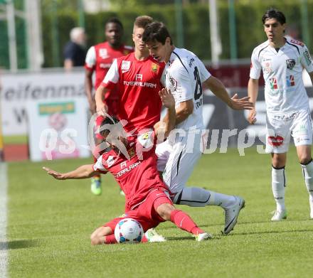 Fussball Bundesliga. RZ Pellets WAC gegen FC Admira Wacker Moedling.  Mihret Topcagic, (WAC), Stephan Palla  (Moedling). Wolfsberg, 18.5.2013.
Foto: Kuess

---
pressefotos, pressefotografie, kuess, qs, qspictures, sport, bild, bilder, bilddatenbank