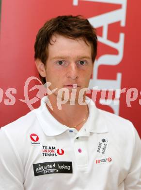 Tennis. Union Klagenfurt. Pressekonferenz.  Patrick Ofner. Klagenfurt, 17.5.2013.
Foto: Kuess
---
pressefotos, pressefotografie, kuess, qs, qspictures, sport, bild, bilder, bilddatenbank