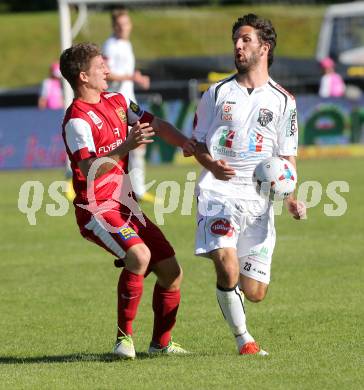 Fussball Bundesliga. RZ Pellets WAC gegen FC Admira Wacker Moedling.  Sandro Zakany,  (WAC), Stephan Auer (Moedling). Wolfsberg, 18.5.2013.
Foto: Kuess

---
pressefotos, pressefotografie, kuess, qs, qspictures, sport, bild, bilder, bilddatenbank