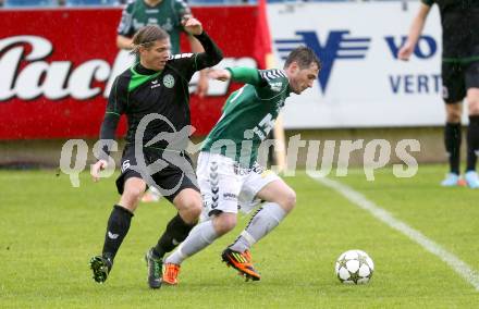 Fussball Regionalliga. Feldkirchen gegen Pasching. Mario Antunovic, (Feldkirchen), Thomas Krammer (Pasching). Feldkirchen, 24.5.2013.
Foto: Kuess
---
pressefotos, pressefotografie, kuess, qs, qspictures, sport, bild, bilder, bilddatenbank