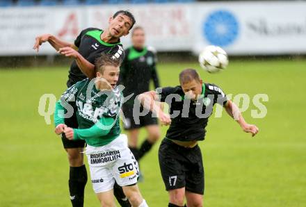 Fussball Regionalliga. Feldkirchen gegen Pasching. Michael Groinig, (Feldkirchen), Diaz-Casanova Montenegro Ignacio, Daniel Sobkova  (Pasching). Feldkirchen, 24.5.2013.
Foto: Kuess
---
pressefotos, pressefotografie, kuess, qs, qspictures, sport, bild, bilder, bilddatenbank