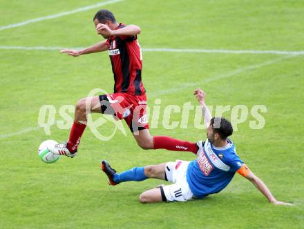 Fussball Regionalliga. VSV gegen LASK Linz. Ramusch Mario (K) (VSV), Babic Marko (LASK). Villach, 25.5.2013.
Foto: Kuess
---
pressefotos, pressefotografie, kuess, qs, qspictures, sport, bild, bilder, bilddatenbank