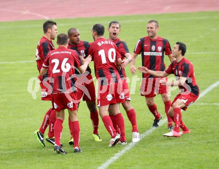 Fussball Regionalliga. VSV gegen LASK Linz. Torjubel (LASK). Villach, 25.5.2013.
Foto: Kuess
---
pressefotos, pressefotografie, kuess, qs, qspictures, sport, bild, bilder, bilddatenbank