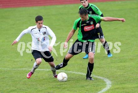 Fussball Kaerntner Liga. WAC Amateure. gegen Lienz. Marc Klicnik, (WAC), Manuel Eder  (Lienz). Wolfsberg, am 25.5.2013.
Foto: Kuess
---
pressefotos, pressefotografie, kuess, qs, qspictures, sport, bild, bilder, bilddatenbank