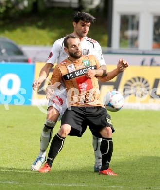 Fussball Bundesliga. RZ Pellets WAC gegen FC Wacker Innsbruck.. Solano,  (WAC), Roman Wallner (Innsbruck). Wolfsberg, 26.5.2013.
Foto: Kuess

---
pressefotos, pressefotografie, kuess, qs, qspictures, sport, bild, bilder, bilddatenbank