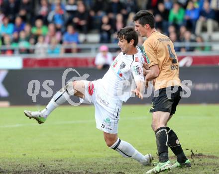 Fussball Bundesliga. RZ Pellets WAC gegen FC Wacker Innsbruck.. Mihret Topcagic, (WAC), Marco Kofler  (Innsbruck). Wolfsberg, 26.5.2013.
Foto: Kuess

---
pressefotos, pressefotografie, kuess, qs, qspictures, sport, bild, bilder, bilddatenbank