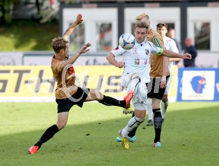 Fussball Bundesliga. RZ Pellets WAC gegen FC Wacker Innsbruck.. Michael Sollbauer,  (WAC), Thomas Bergmann (Innsbruck). Wolfsberg, 26.5.2013.
Foto: Kuess

---
pressefotos, pressefotografie, kuess, qs, qspictures, sport, bild, bilder, bilddatenbank