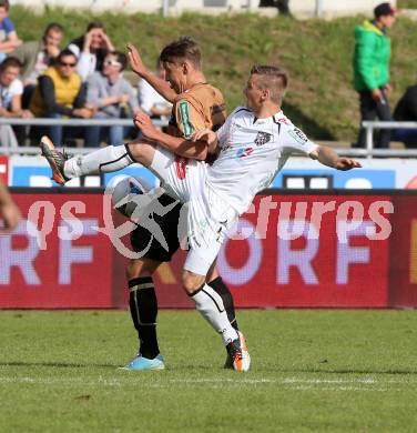 Fussball Bundesliga. RZ Pellets WAC gegen FC Wacker Innsbruck.. Manuel Kerhe,  (WAC), Christopher Wernitznig (Innsbruck). Wolfsberg, 26.5.2013.
Foto: Kuess

---
pressefotos, pressefotografie, kuess, qs, qspictures, sport, bild, bilder, bilddatenbank