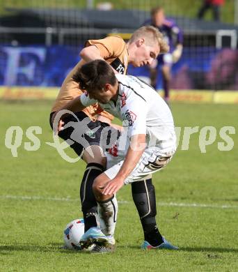 Fussball Bundesliga. RZ Pellets WAC gegen FC Wacker Innsbruck.. Gernot Suppan, (WAC),  Simon Piesinger (Innsbruck). Wolfsberg, 26.5.2013.
Foto: Kuess

---
pressefotos, pressefotografie, kuess, qs, qspictures, sport, bild, bilder, bilddatenbank