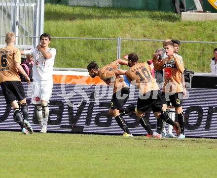 Fussball Bundesliga. RZ Pellets WAC gegen FC Wacker Innsbruck.. Torjubel Innsbruck. Wolfsberg, 26.5.2013.
Foto: Kuess

---
pressefotos, pressefotografie, kuess, qs, qspictures, sport, bild, bilder, bilddatenbank