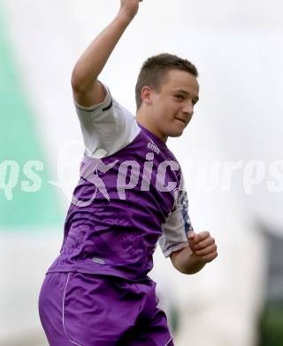 Fussball Regionalliga. SK Austria Klagenfurt gegen DSV Leoben. Torjubel Vahid Muharemovic (Austria Klagenfurt). Klagenfurt, 29.5.2013.
Foto: Kuess
---
pressefotos, pressefotografie, kuess, qs, qspictures, sport, bild, bilder, bilddatenbank