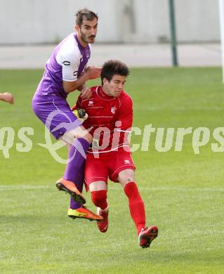 Fussball Regionalliga. SK Austria Klagenfurt gegen DSV Leoben. Rexhe Bytyci,  (Austria Klagenfurt), Markus Noemayer (Leoben). Klagenfurt, 29.5.2013.
Foto: Kuess
---
pressefotos, pressefotografie, kuess, qs, qspictures, sport, bild, bilder, bilddatenbank