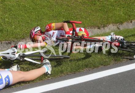 Radsport. Diexer Bergrennen. Oesterreichische Meisterschaft. Erschoepft im Ziel. Diex, am 1.6.2013.
Foto: Kuess
---
pressefotos, pressefotografie, kuess, qs, qspictures, sport, bild, bilder, bilddatenbank