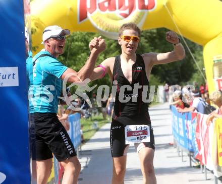 Triathlon. 5150 Triathlon Klagenfurt. Werner Uran, Reinhard Wohlfahrt (AUT). Klagenfurt, am 9.6.2013.
Foto: Kuess
---
pressefotos, pressefotografie, kuess, qs, qspictures, sport, bild, bilder, bilddatenbank