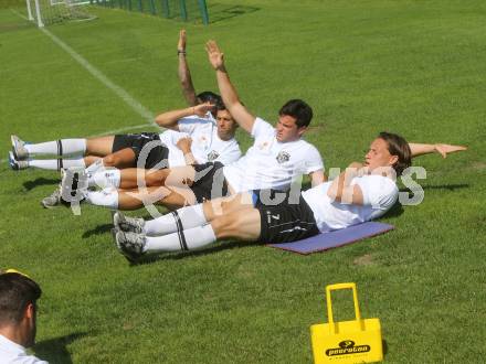 Fussball Bundesliga. WAC. Training.  Dario Baldauf, Roland Putsche. Wolfsberg, am 17.6.20130.
Foto: Kuess
---
pressefotos, pressefotografie, kuess, qs, qspictures, sport, bild, bilder, bilddatenbank