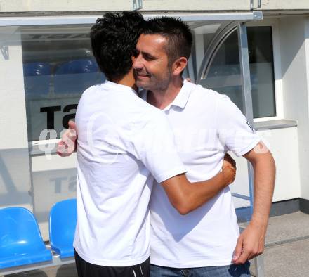 Fussball Bundesliga. WAC. Verabschiedung Trainer Nenad Bjelica. Jacobo, Nenad Bjelica. Wolfsberg, am 17.6.20130.
Foto: Kuess
---
pressefotos, pressefotografie, kuess, qs, qspictures, sport, bild, bilder, bilddatenbank