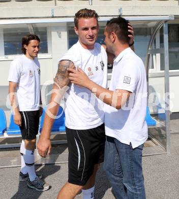 Fussball Bundesliga. WAC. Verabschiedung Trainer Nenad Bjelica.  Michael Sollbauer, Nenad Bjelica. Wolfsberg, am 17.6.20130.
Foto: Kuess
---
pressefotos, pressefotografie, kuess, qs, qspictures, sport, bild, bilder, bilddatenbank