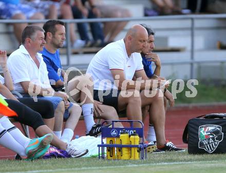 Fussball Bundesliga. Testspiel RZ Pellest WAC gegen NK Celje. Hannes Jochum, Trainer Slobodan Grubor, Co-Trainer Carlos Chaile (WAC). Voelkermarkt, am 21.6.2013.
Foto: Kuess
---
pressefotos, pressefotografie, kuess, qs, qspictures, sport, bild, bilder, bilddatenbank