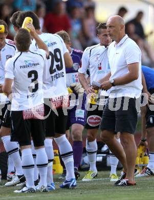 Fussball Bundesliga. Testspiel RZ Pellest WAC gegen NK Celje. Trainer Slobodan Grubor. Voelkermarkt, am 21.6.2013.
Foto: Kuessr
---
pressefotos, pressefotografie, kuess, qs, qspictures, sport, bild, bilder, bilddatenbank