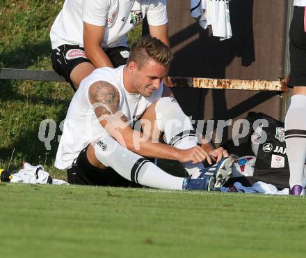 Fussball Bundesliga. Testspiel. Magdalen gegen RZ Pellets WAC.  Michael Sollbauer (WAC). Magdalen, 22.6.2013.
Foto: Kuess 
---
pressefotos, pressefotografie, kuess, qs, qspictures, sport, bild, bilder, bilddatenbank