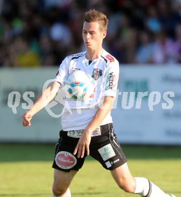 Fussball Bundesliga. Testspiel. Magdalen gegen RZ Pellets WAC.  Kevin Vaschauner (WAC). Magdalen, 22.6.2013.
Foto: Kuess 
---
pressefotos, pressefotografie, kuess, qs, qspictures, sport, bild, bilder, bilddatenbank